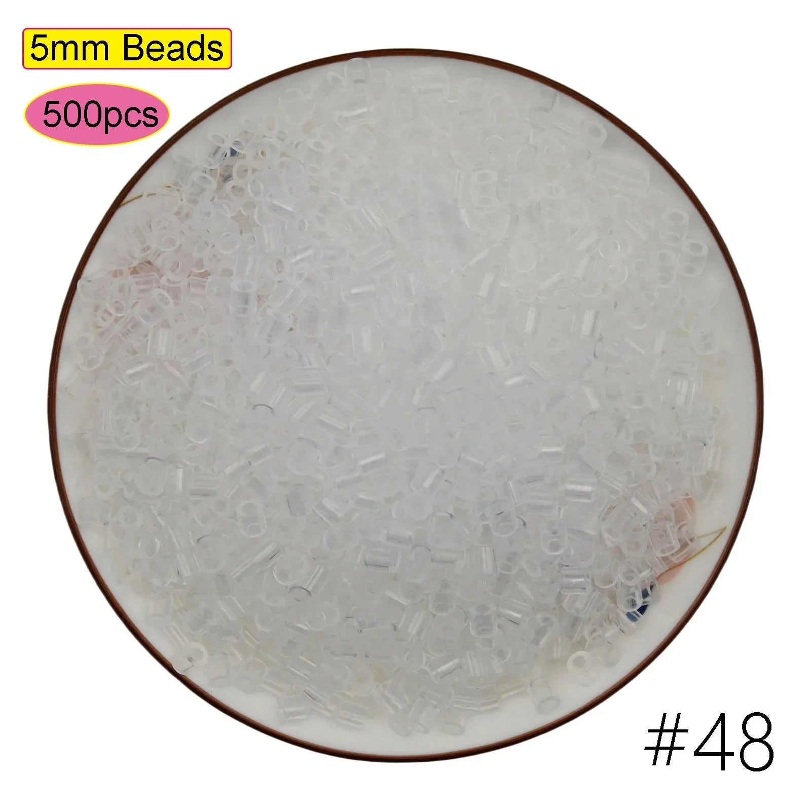 2024 New Kids DIY Craft Handmade Toy Gift Prize Box Plastic 5mm 57 Colors Ironing Bead Fuse Hama Perler Beads in Bulk for School