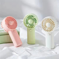 New Mini Fan Convenient Creative Small Fan Handheld Pocket Hand-held Fan Lightweight Adjustable Cute Small Fan Student Gift ﻿