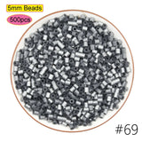 2024 New Kids DIY Craft Handmade Toy Gift Prize Box Plastic 5mm 57 Colors Ironing Bead Fuse Hama Perler Beads in Bulk for School