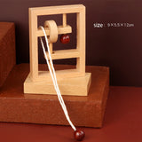 Wooden Unlock Decompression Toys Luban Lock Brain Teaser Unloop Toys Threading Rope Loop Puzzle Educational Game for Adults Kids