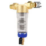 OSWNKW-05 Prefiltro Purificador para Toda la Casa Filtro de Sedimentos Giratorio Sistema Central de Prefiltro con Retrolavado Malla de Acero Inoxidable