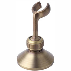 Bronze Retro European Style Showerhead Holder Wall Mount Household Adjustable Shower Bracket Self Adhesive Bathroom Accessories
