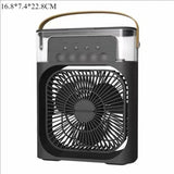2025 Nuevo Ventilador de Escritorio Portátil Tres en Uno Aire Acondicionado Enfriador de Aire Pequeño para el Hogar Luz Nocturna LED Humidificador Ventilador para el Hogar