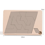 Wooden Board Puzzle Kids Educational Math Tangram Puzzles Game Toys for Adults Children