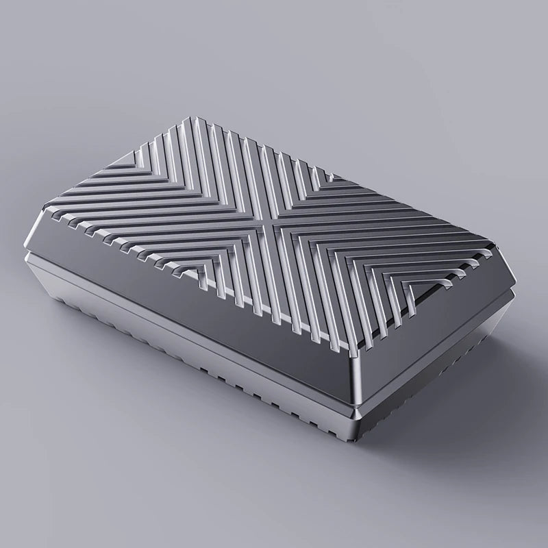 Cubo magnético EDC deslizante de empuje juguete de descompresión metal deslizante de empuje DIY juguete de escritorio de descompresión de metal regalo para niños