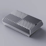 Cubo magnético EDC deslizante de empuje juguete de descompresión metal deslizante de empuje DIY juguete de escritorio de descompresión de metal regalo para niños