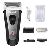 Kemei KM-9038 Rasoir électrique professionnel à lame portable Tondeuse à barbe rechargeable Rasoir USB pour hommes