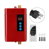Chauffe-eau instantané électrique sans réservoir 4 vitesses Mini système de chauffage d'eau instantané pour cuisine salle de bain 110-240V