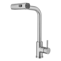Baokemo stainless steel pull down water tap Single Handle sink three-in-one Hot And Cold kitchen faucet