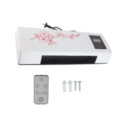 Small Heater Space Heater Versatile Portable Low Noise Wall Mounted Heating Fan With Remote Control for Bathroom Bedroom