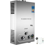 VEVOR 6L 8L 10L 12L 16L 18L LPG Draagbare Directe Waterverwarmer Propaan Gas LPG Wandgemonteerde Tankloze Waterverwarmer Digitale Display
