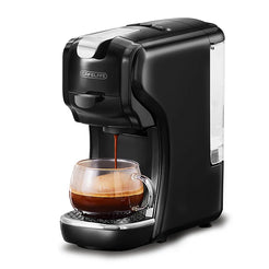 Cafelffe Capsule coffee Machine Espresso maker DG Cappuccino Nes Capsule maker cafeteria Gift for Lover,Dad,Mom,19Bar Hot/Cold