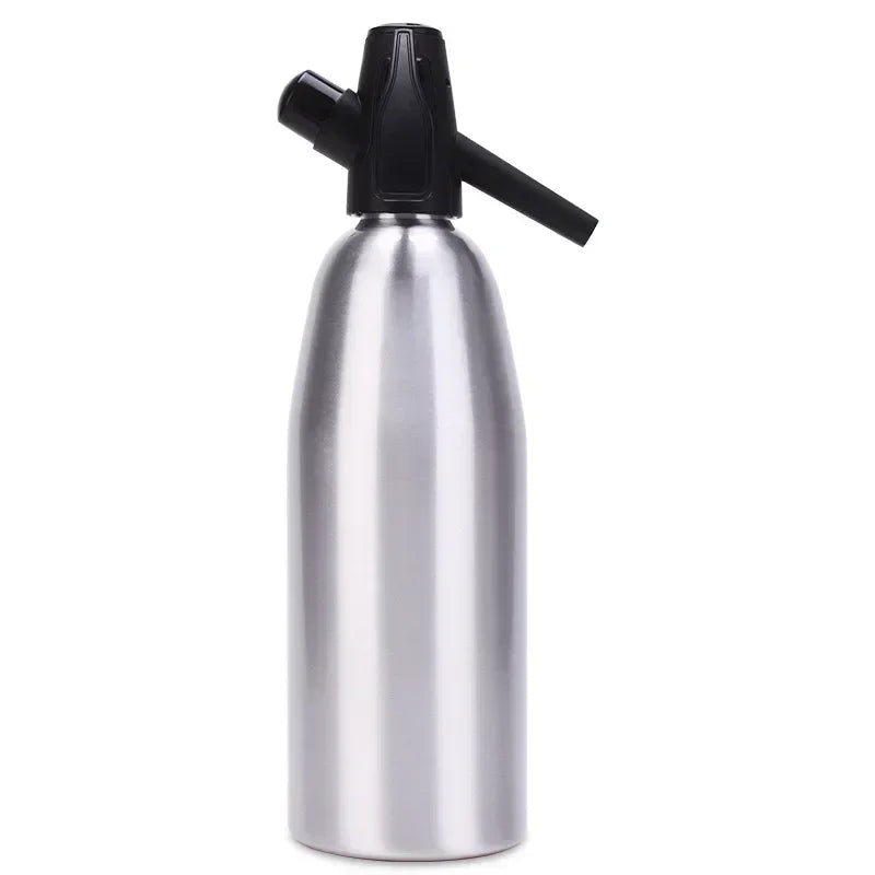 Dispensador de CO2 para sifón de soda de 1L GENERADOR DE BURBUJAS DE AGUA Máquina de soda para cócteles bebida fría Fabricante de soda DIY para hacer agua con gas