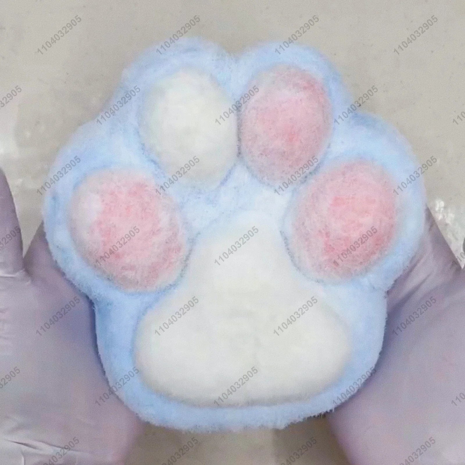 Big Cat Foot Taba Squishy de Silicona Esponjosa y Peluda 0.8kg Juguete Antiestrés de Almohadilla de Gato de Malvavisco para Apretar y Relajar la Mano