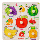Puzzle en bois Montessori pour bébé, jouets éducatifs pour enfants, jeu de puzzle 3D en forme d'animaux de dessin animé, tableau d'activités pour enfant de 2 à 3 ans