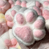 Big Cat Foot Taba Squishy de Silicona Esponjosa y Peluda 0.8kg Juguete Antiestrés de Almohadilla de Gato de Malvavisco para Apretar y Relajar la Mano
