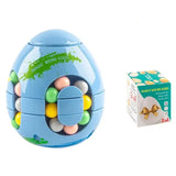 Cube antistress rotatif Jouets gyro à doigt pour enfants Disque magique Jouets sensoriels de soulagement du stress Jouets parent-enfant Cadeaux créatifs