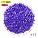 2024 New Kids DIY Craft Handmade Toy Gift Prize Box Plastic 5mm 57 Colors Ironing Bead Fuse Hama Perler Beads in Bulk for School