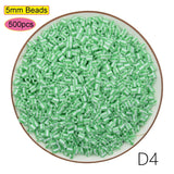 2024 New Kids DIY Craft Handmade Toy Gift Prize Box Plastic 5mm 57 Colors Ironing Bead Fuse Hama Perler Beads in Bulk for School