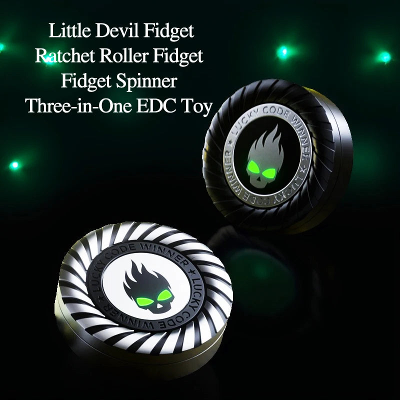 EDC Fidget Toys Fidget Spinner Clicker Fidget Ratchet Roller Fidget Little Devil Fidget Stress Relief Toys Adult Kid Gift