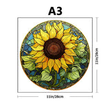 Rompecabezas de madera circular de colores - Rompecabezas de madera con forma irregular - Rompecabezas de alta dificultad - Juguetes de rompecabezas - Exquisito regalo de cumpleaños