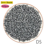 2024 New Kids DIY Craft Handmade Toy Gift Prize Box Plastic 5mm 57 Colors Ironing Bead Fuse Hama Perler Beads in Bulk for School