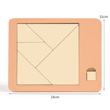 Wooden Board Puzzle Kids Educational Math Tangram Puzzles Game Toys for Adults Children
